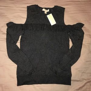 Michael Kors shoulder cut out sweater